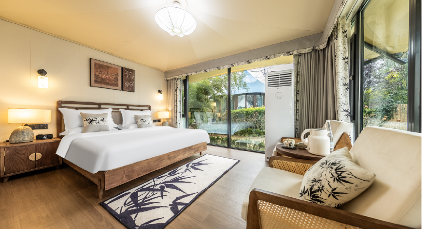 平顶双卧宽景帐篷（山丘）